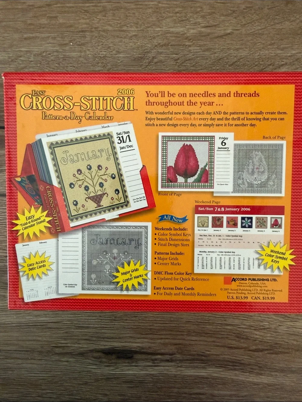 Easy Cross-Stitch 2006 Pattern-a-Day Calendar